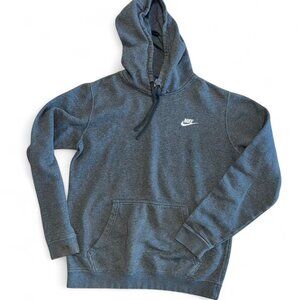 Nike Unisex Gray Hooded Sweatshirt